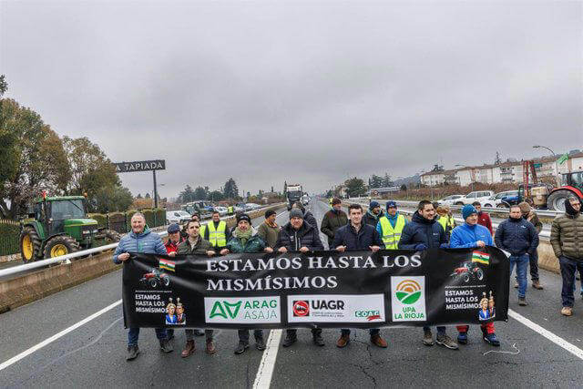 Lee más sobre el artículo Las organizaciones profesionales agrarias llevarán sus protestas a Logroño el miércoles 11 de febrero para mostrar el hartazgo del sector agrario riojano