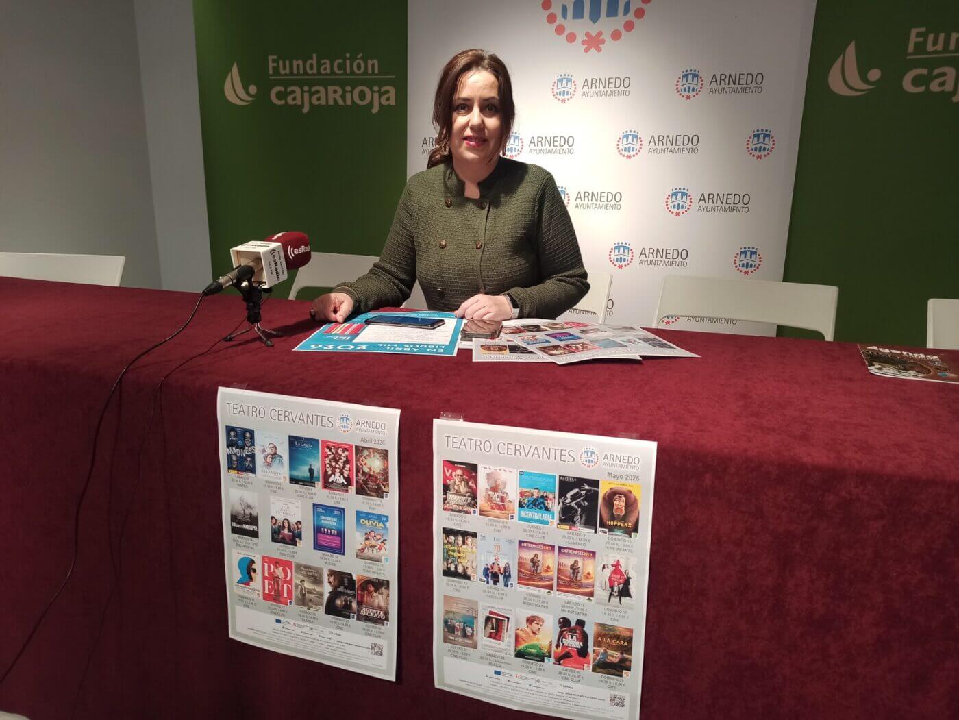 Lee más sobre el artículo Cine, teatro y música protagonizan la programación del Teatro Cervantes de Arnedo en abril y mayo