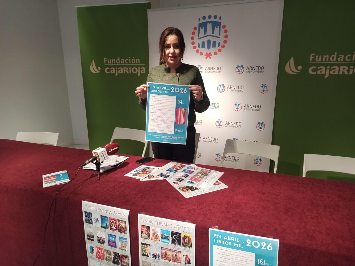 Lee más sobre el artículo El programa «En abril….libros mil» de Arnedo incluye la presentación de varios libros y la feria del libro el domingo 26