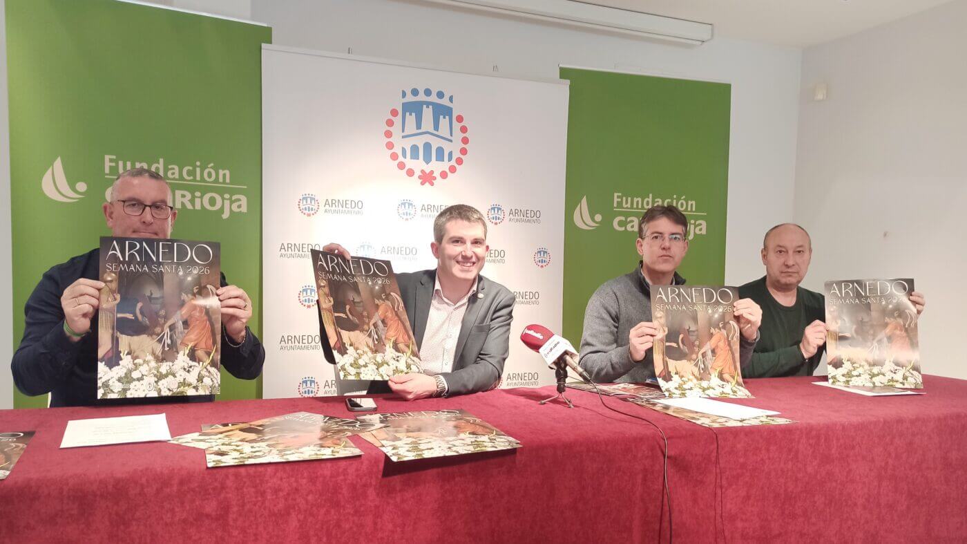 Lee más sobre el artículo La Cofradía de la Vera Cruz, la parroquia y el Ayuntamiento de Arnedo presentan el programa de la Semana Santa arnedana
