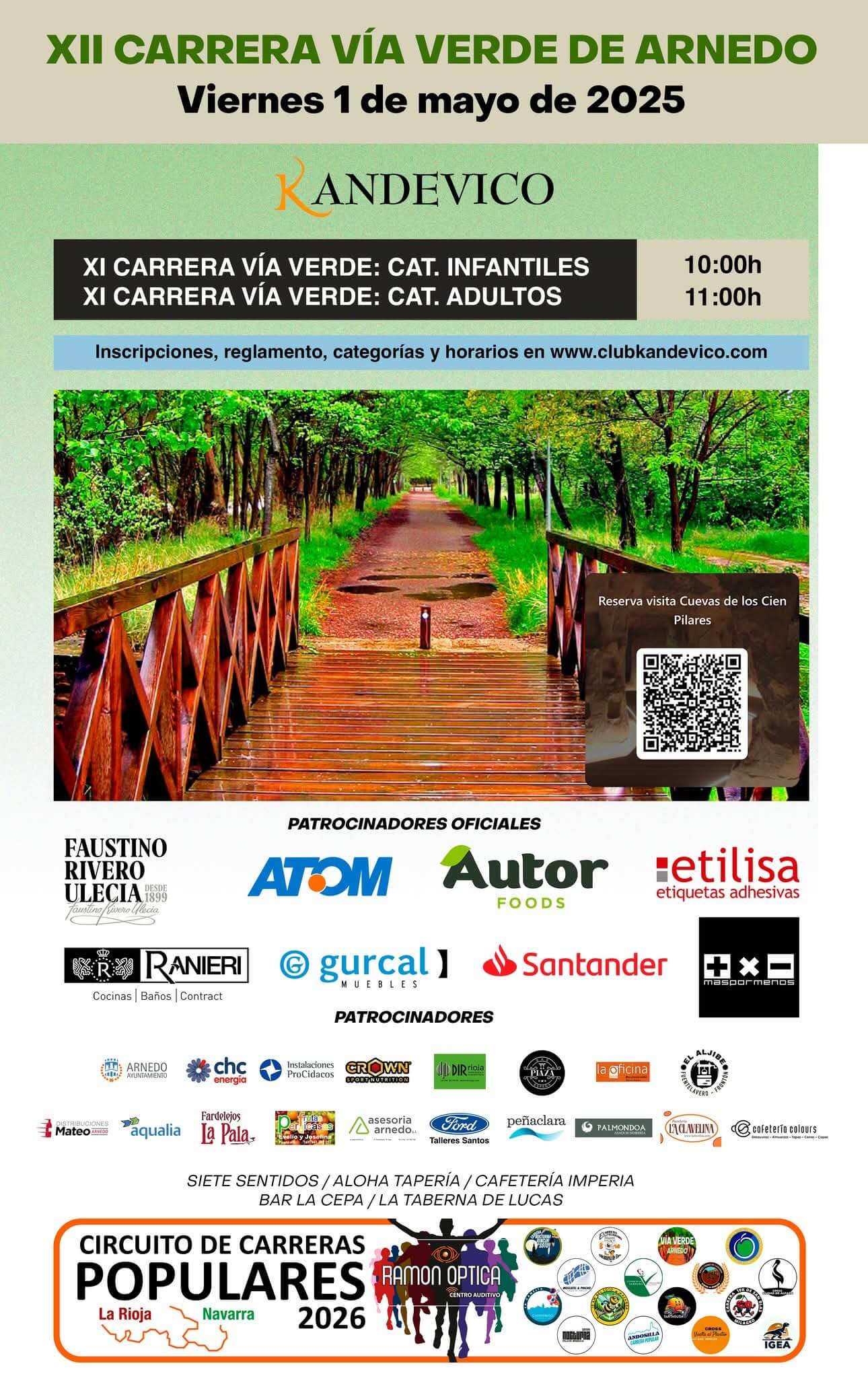 Lee más sobre el artículo Abiertas las inscripciones en la XII Carrera Vía Verde de Arnedo