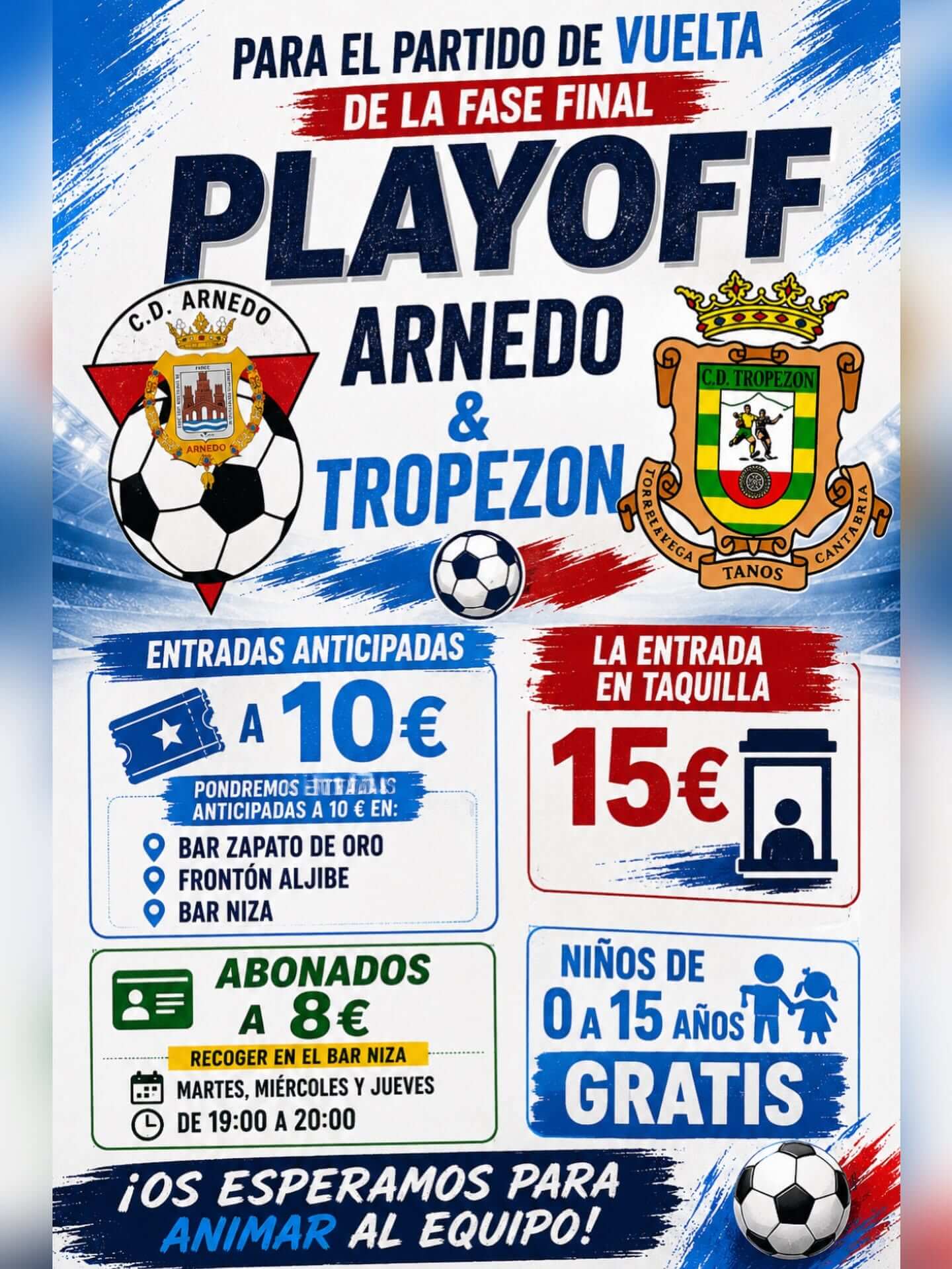 Lee más sobre el artículo El CD Arnedo tendrá que remontar el 1-0 de la ida ante el Tropezón cántabro para conseguir el sábado en ‘Sendero’ el ascenso a 2ª RFEF