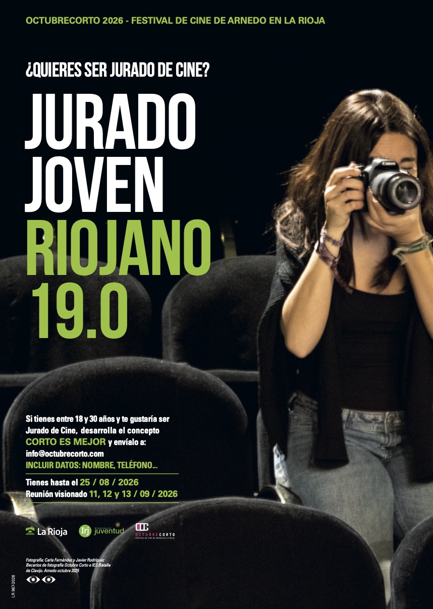 Lee más sobre el artículo El festival de cine de Arnedo ‘Octubre Corto’ y el IRJ convocan el concurso para seleccionar al Jurado Joven Riojano