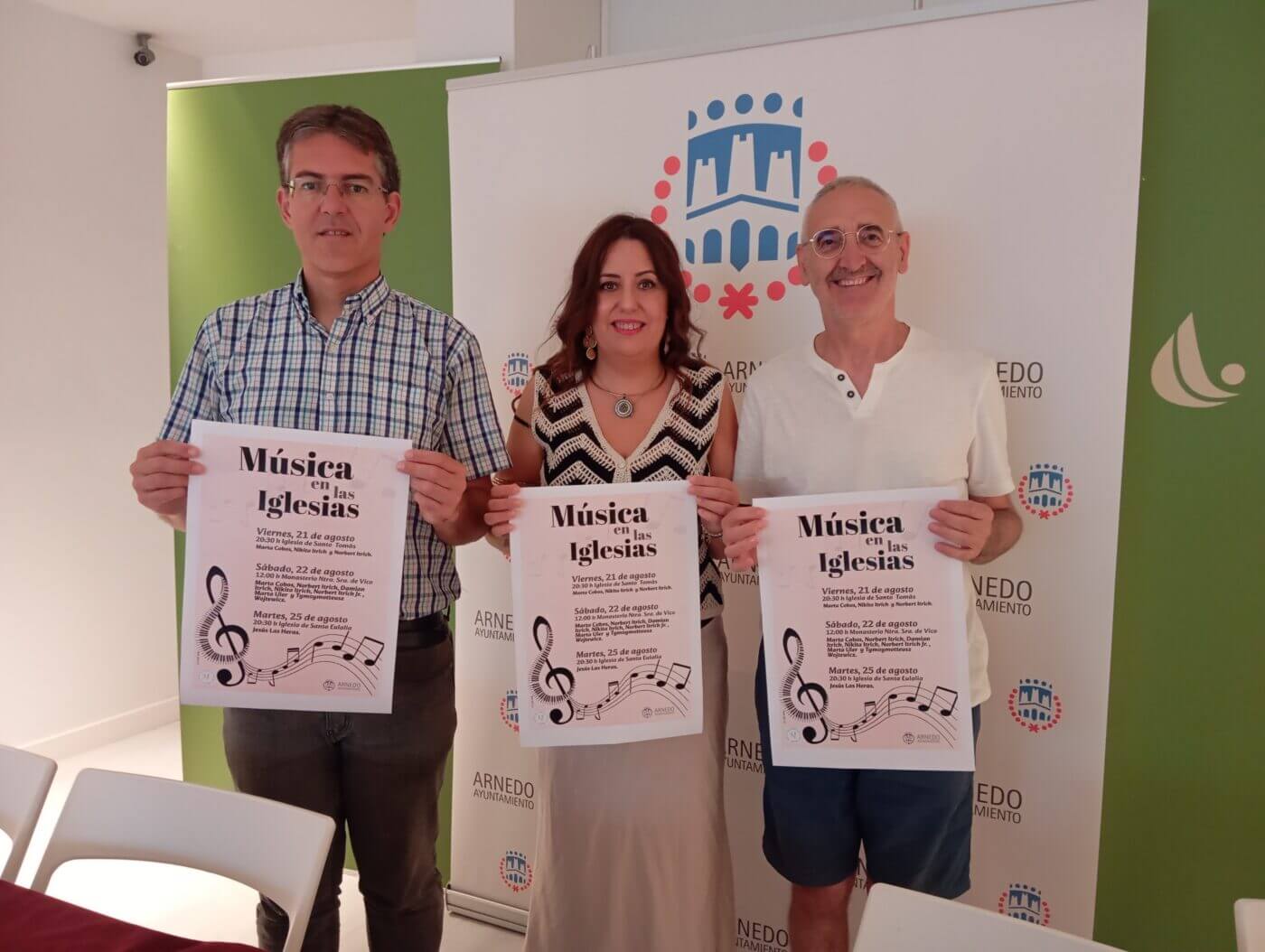 Lee más sobre el artículo Presentado el tradicional ciclo ‘Música en las iglesias’ de Arnedo, con tres conciertos en agosto