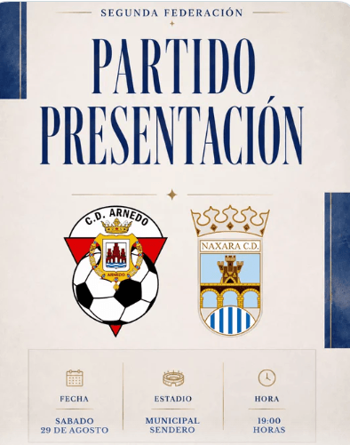 Lee más sobre el artículo El CD Arnedo juega este sábado 29 de agosto, ante el Náxara, el partido de presentación dela nueva temporada en 2ª RFEF