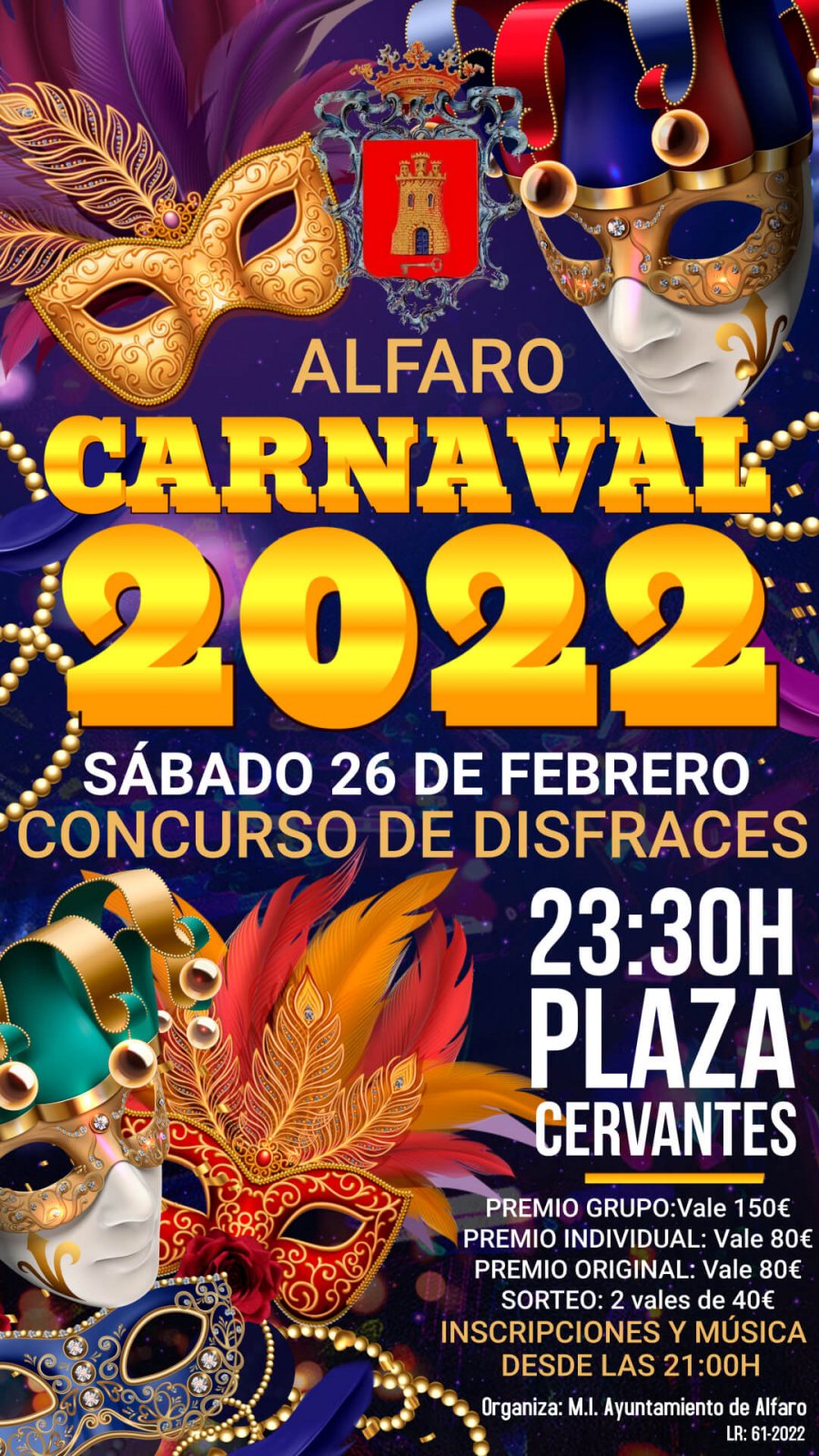 ALFARO cartel concurso carnaval 2022