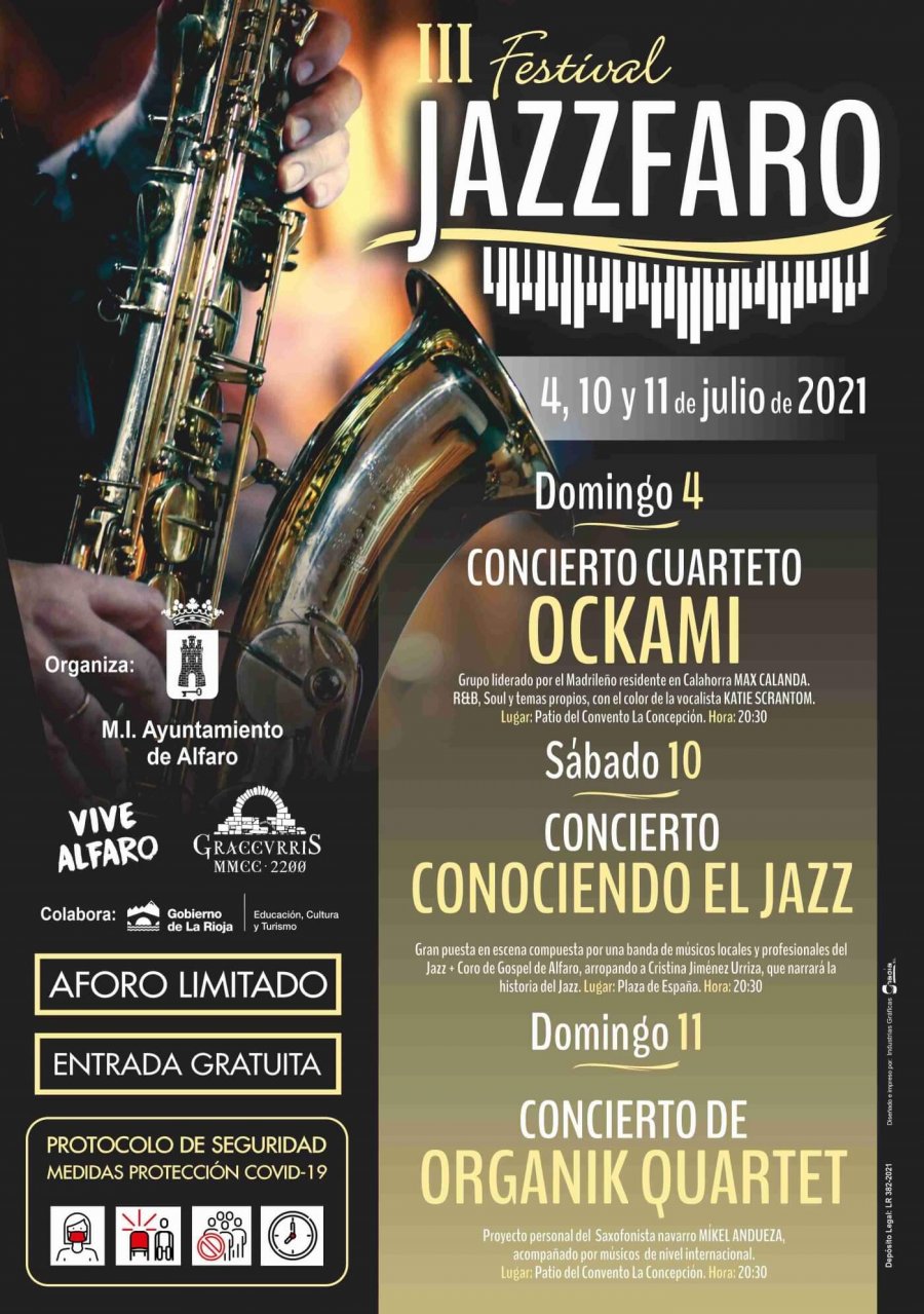 ALFARO cartel festival jazz 2021
