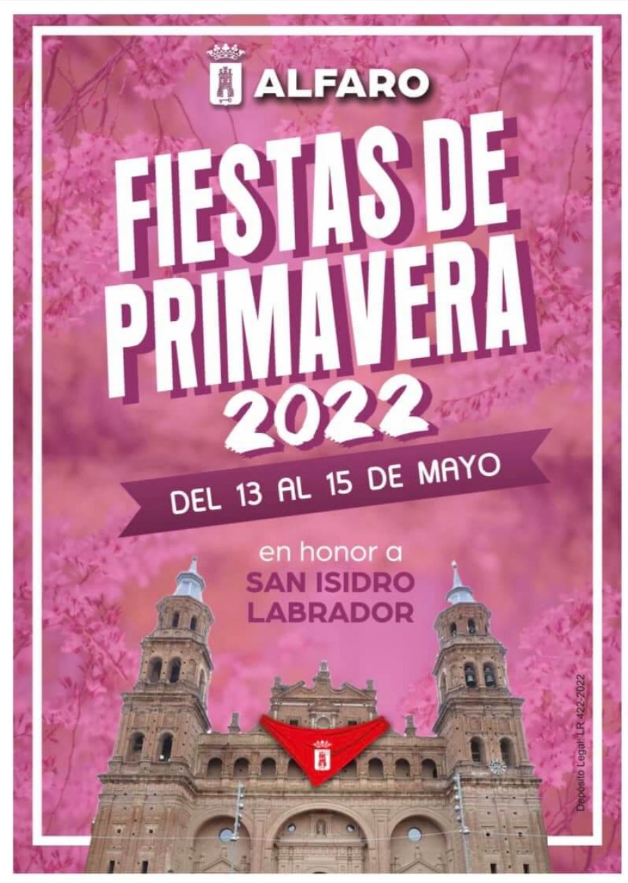 ALFARO cartel fiestas mayo 2022