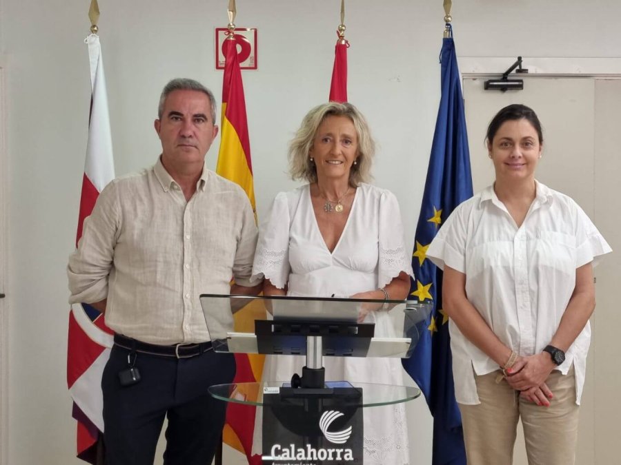 CALAHORRA alcaldesa rueda medidas casco antiguo 2