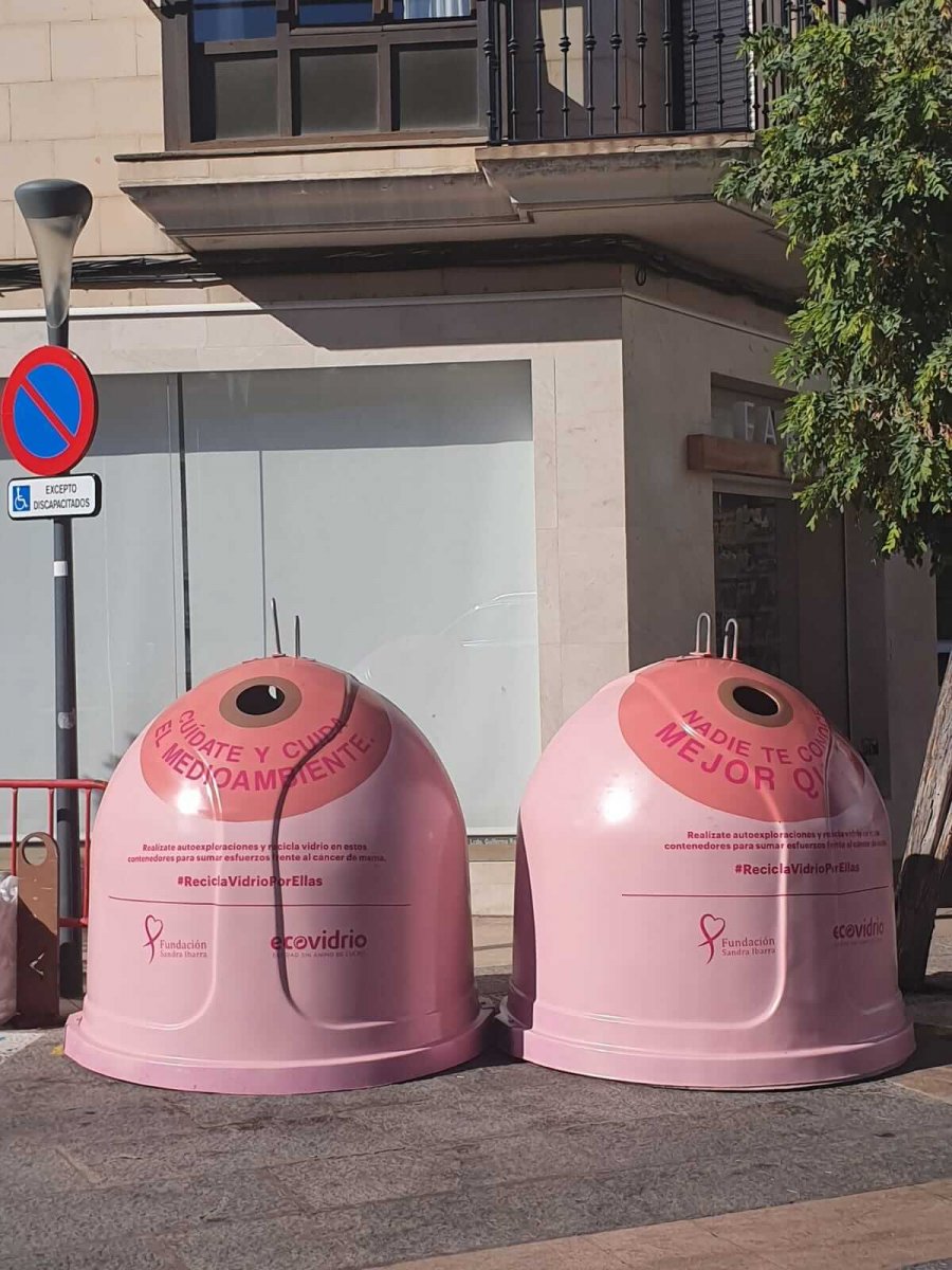 CALAHORRA campaña recicla vidrio por ellas