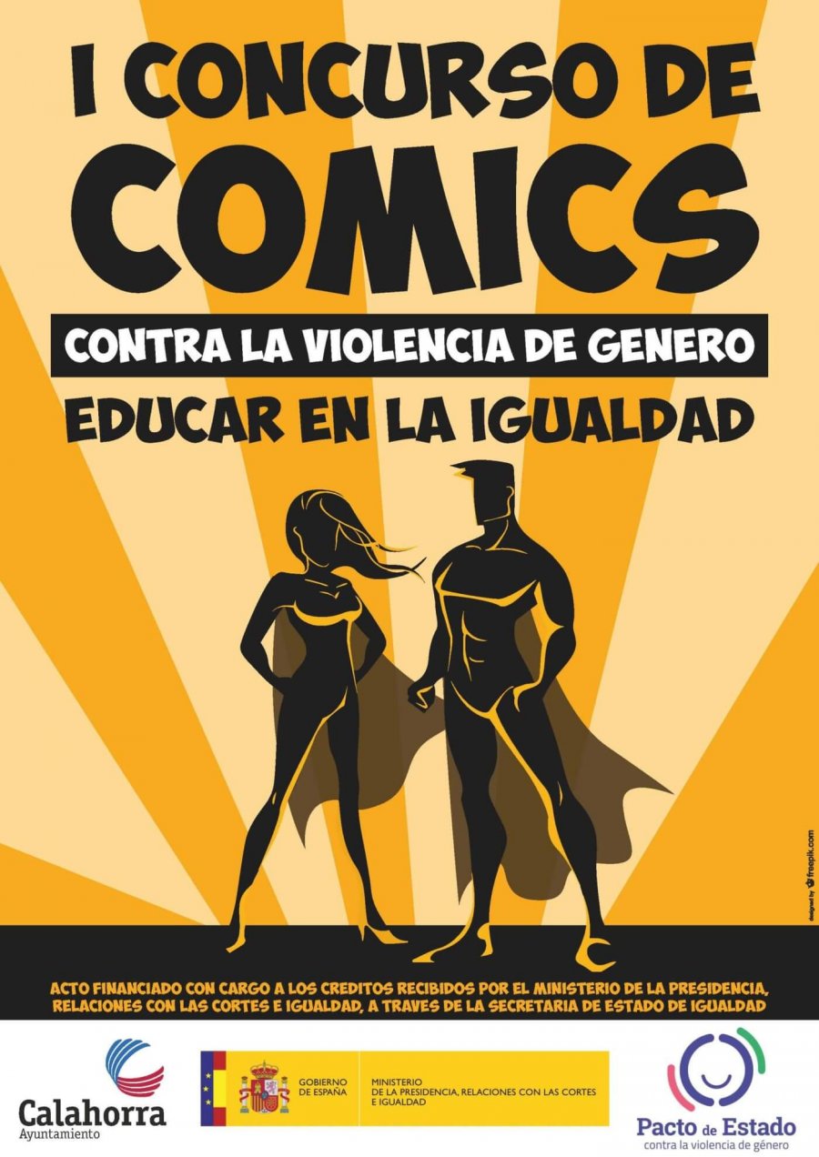 CALAHORRA cartel concurso comics violencia genero