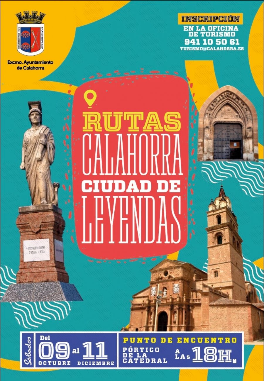 CALAHORRA cartel rutas tematizadas otoño
