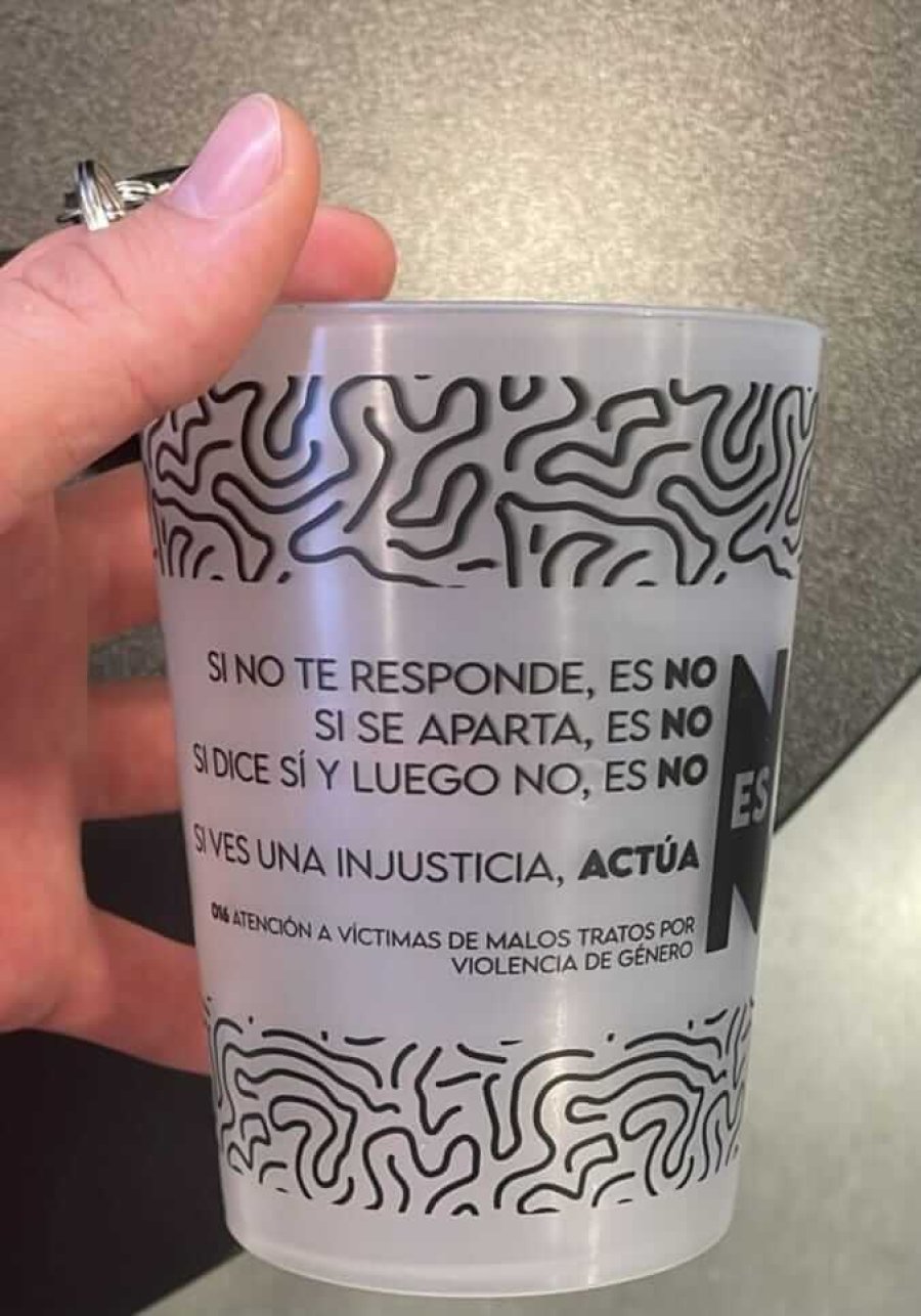 CALAHORRA vasos pacto Estado contra violencia