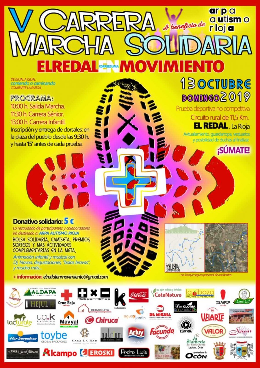 CARTEL El Redal carrera 12 octubre