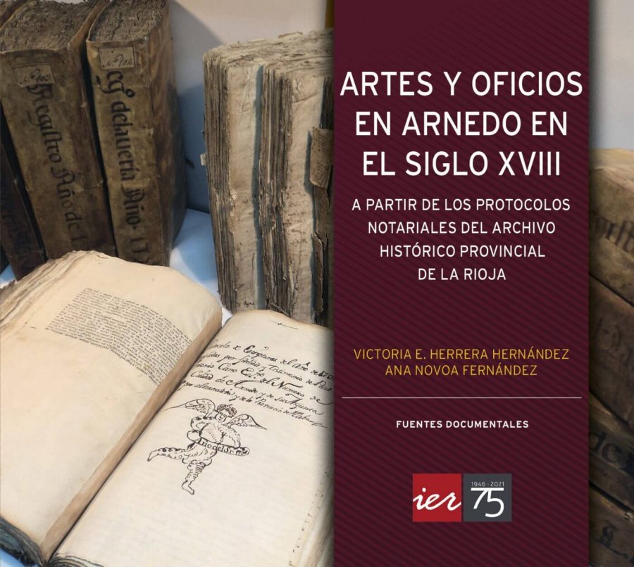 CARTEL libro IER artes y oficios Arnedo siglo XVIII