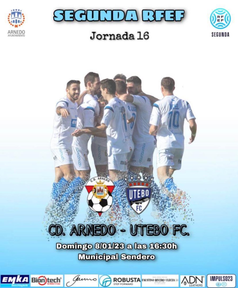 CD ARNEDO cartel patido 8 enero 2023