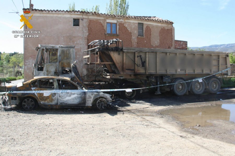 INCENDIO mayo-Vehiculos afectados