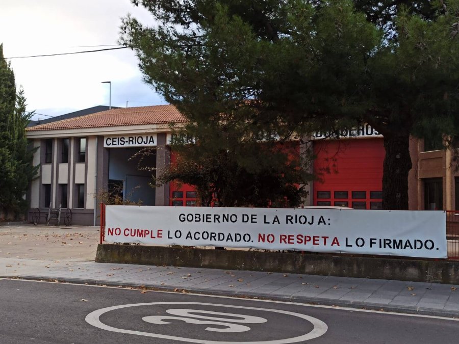 PARQUE BOMBEROS pancartas convenio