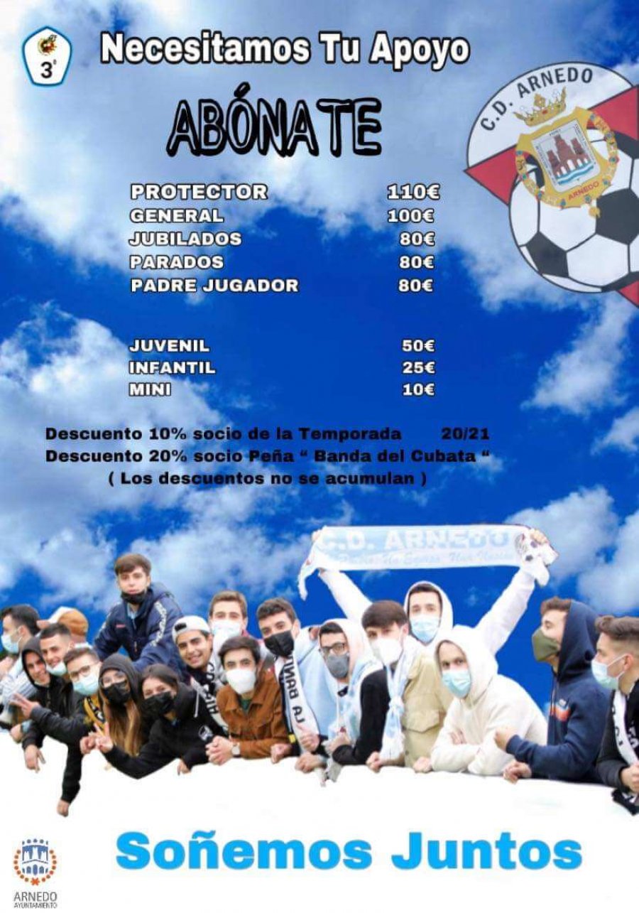 CD ARNEDO cartel campaña abonos
