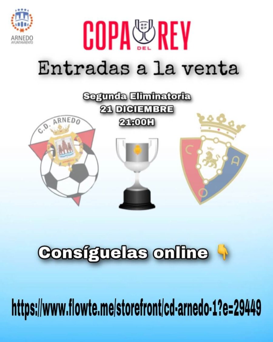 CARTEL CD ARNEDO entradas online 21 diciembre 2022