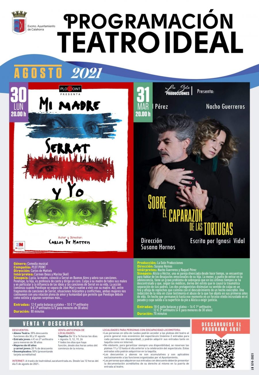 CALAHORRA cartel teatro agosto 2021