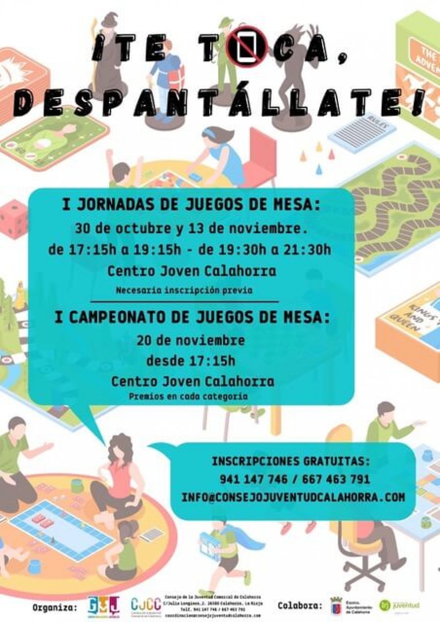 CALAHORRA consejo juventud Despantallate cartel