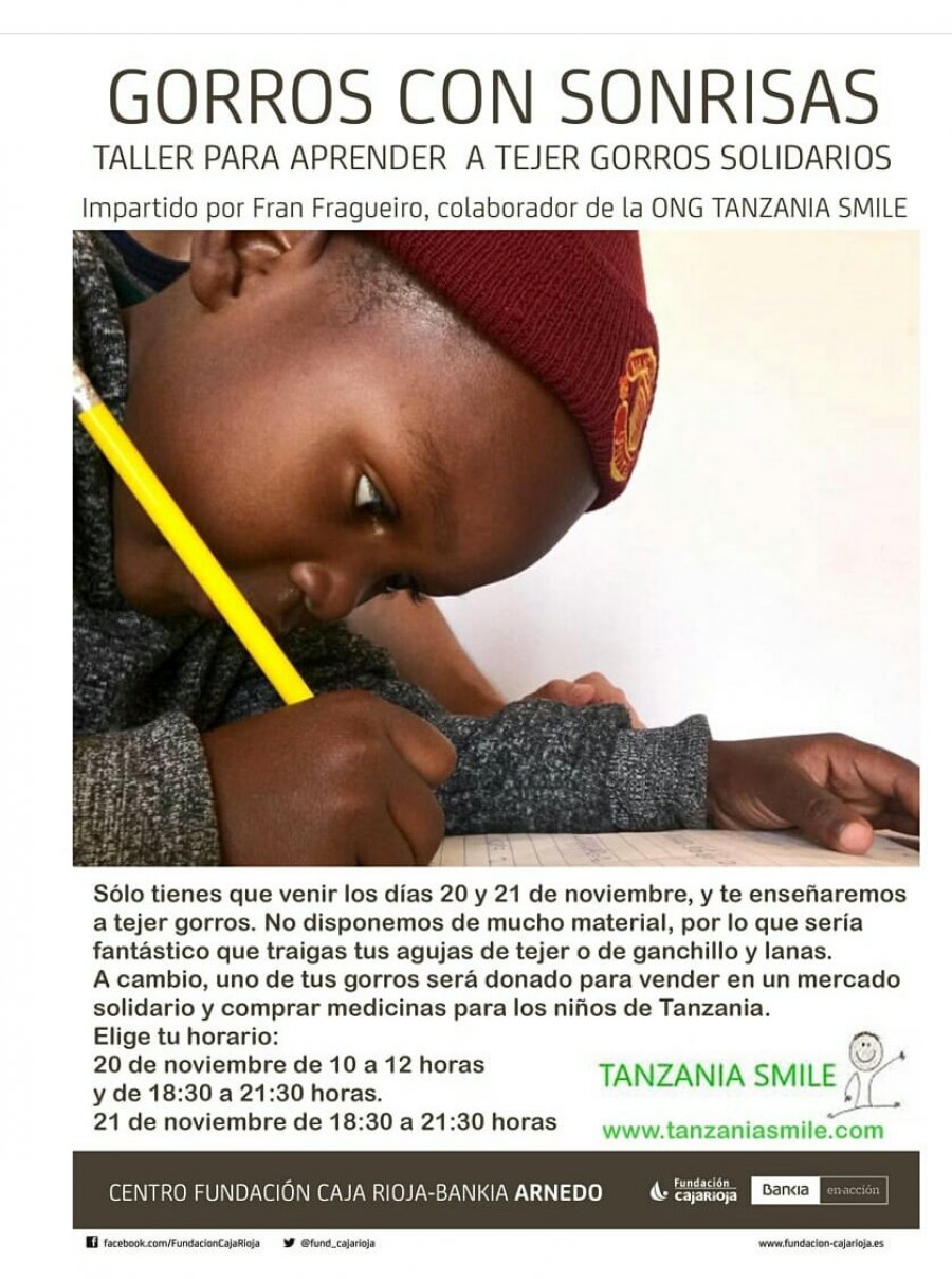 CARTEL GORROS CON SONRISAS