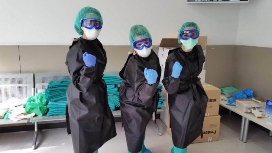 CORONAVIRUS material sanitario llega a sanitarios