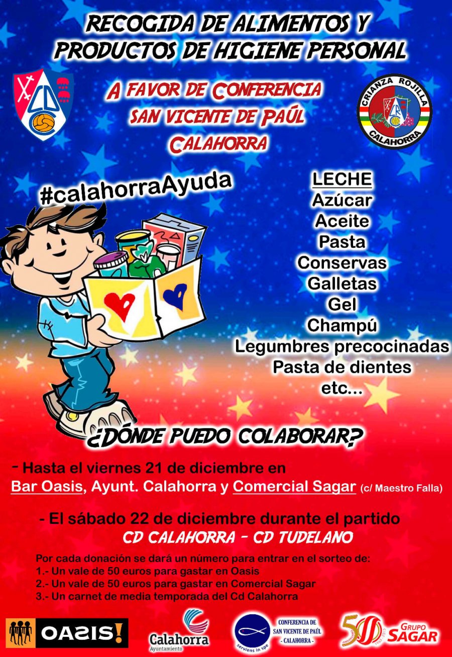 CALAHORRA cartel Calahorra ayuda