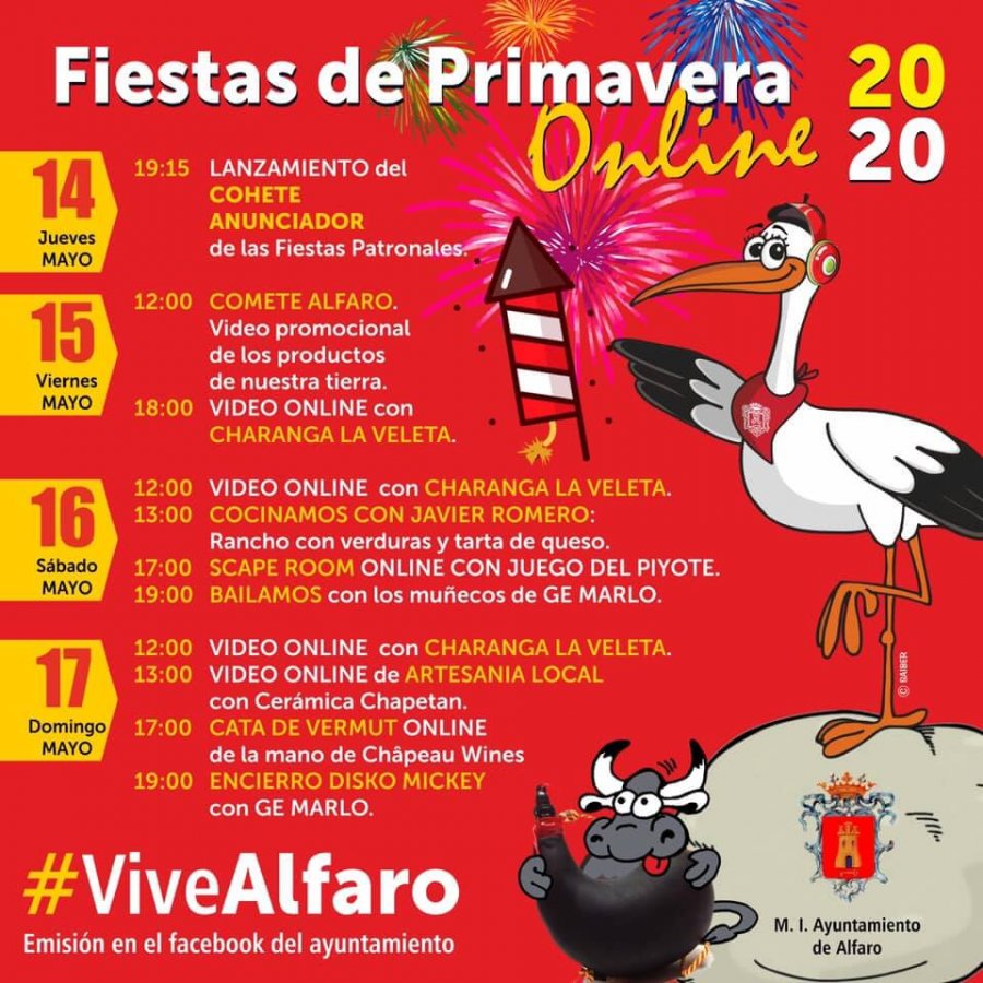 ALFARO cartel fiestas primavera