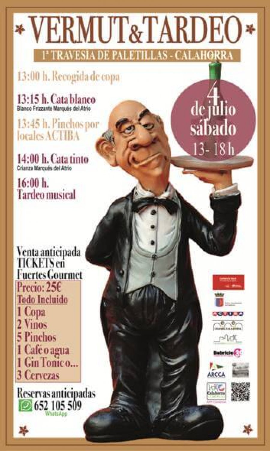 CALAHORRA vermut Actiba cartel