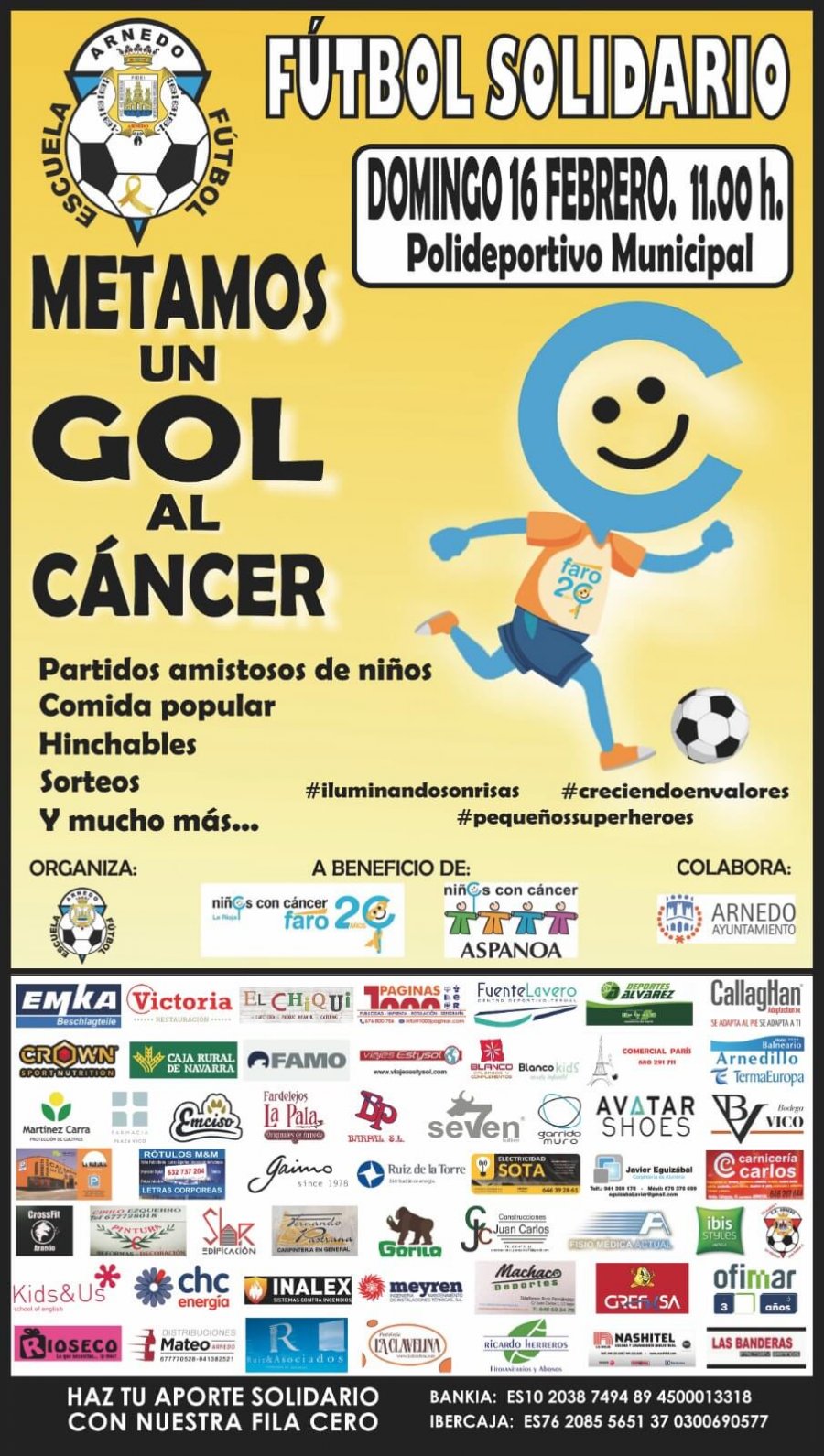 METAMOS UN GOL AL CANCER cartel