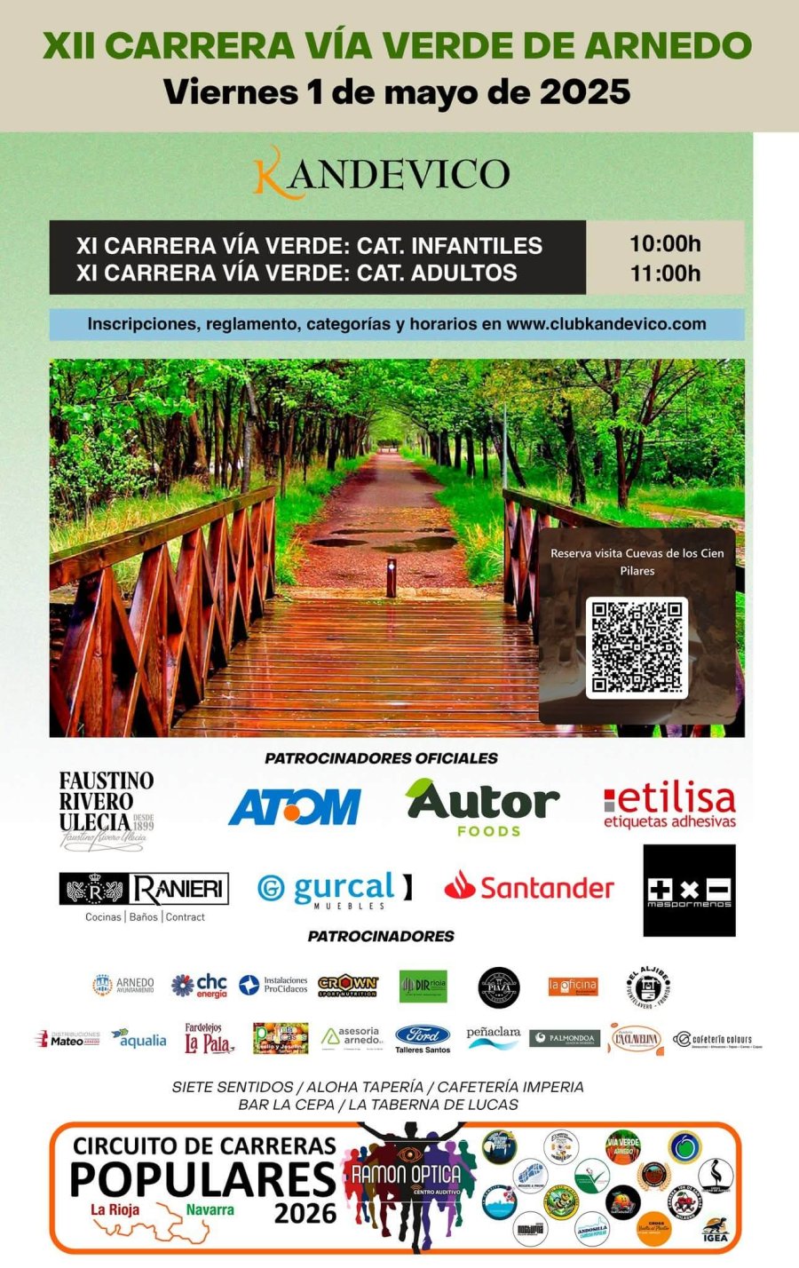 CARTEL Carrera Vía Verde Arnedo 2026