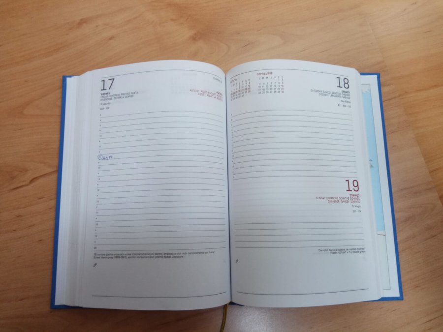 AGENDA FINDE 17 AGOSTO