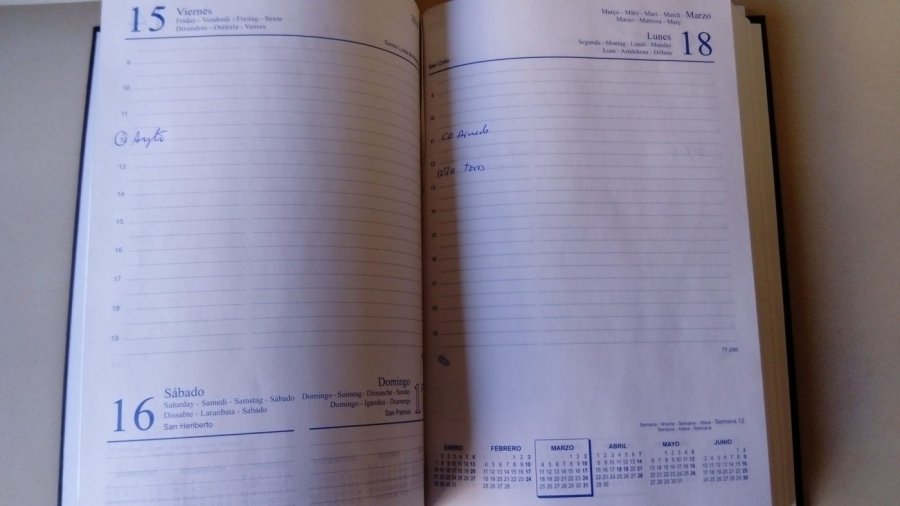 AGENDA FINDE 15 MARZO