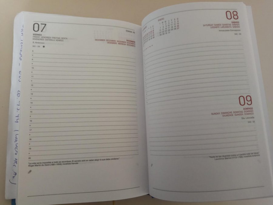 AGENDA FINDE 7 DICIEMBRE