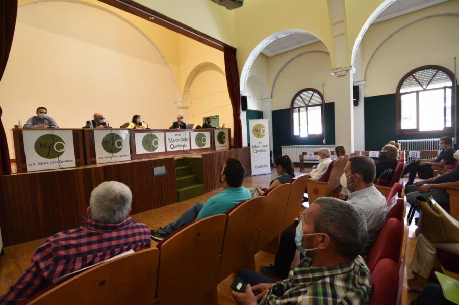 ANDREU Y CONSEJ EDUCACIÓN reunion colegios Rioja Baja 0