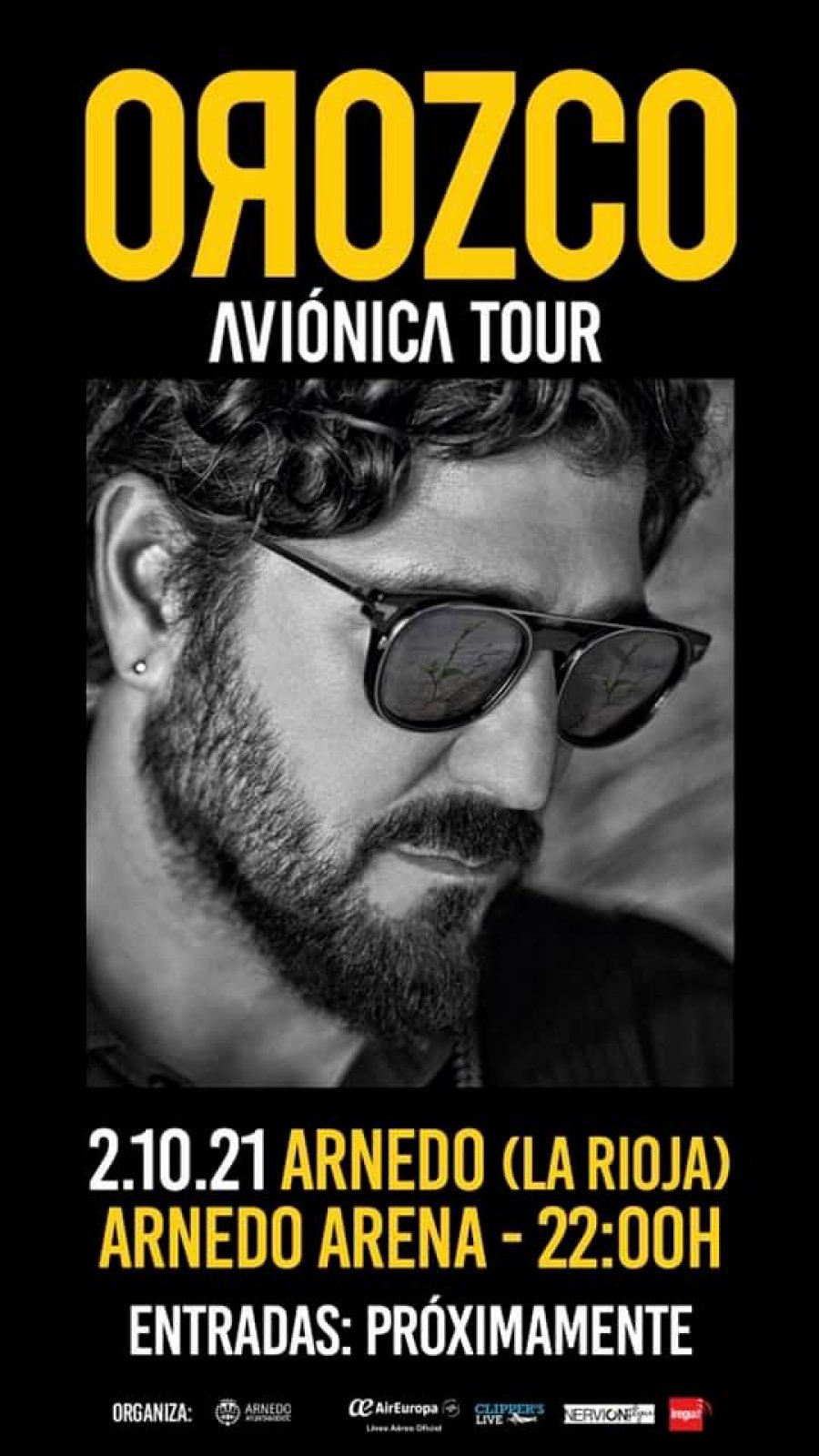 CONCIERTO ANTONIO OROZCO Arnedo cartel