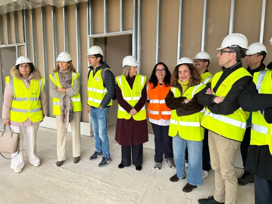 CALAHORRA visita obras Centro Salud 16 marzo 1