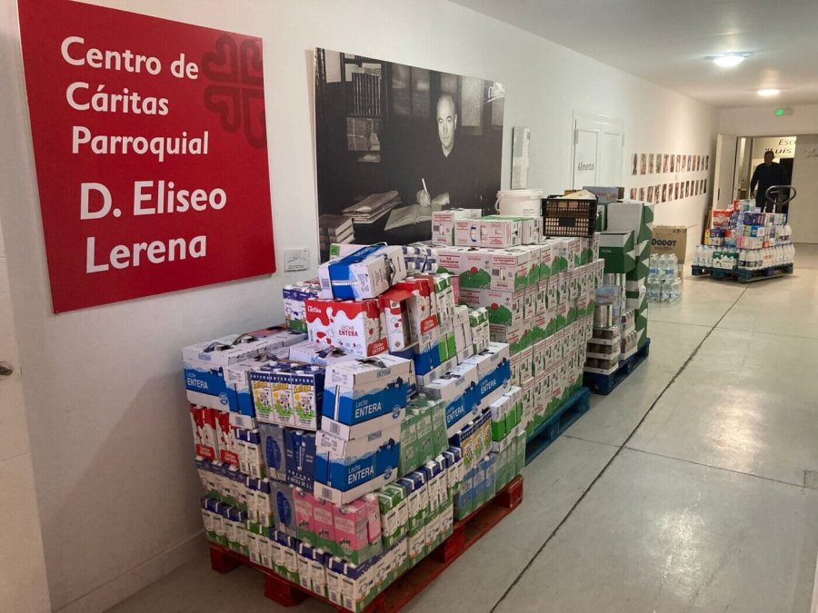 PARROQUIA donacion leche 1
