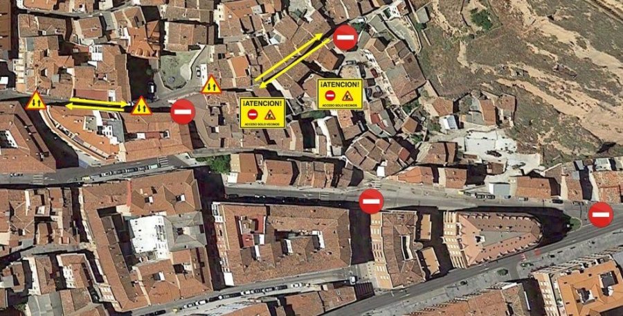 CORTE POR OBRAS ISIDORO GIL DE MURO