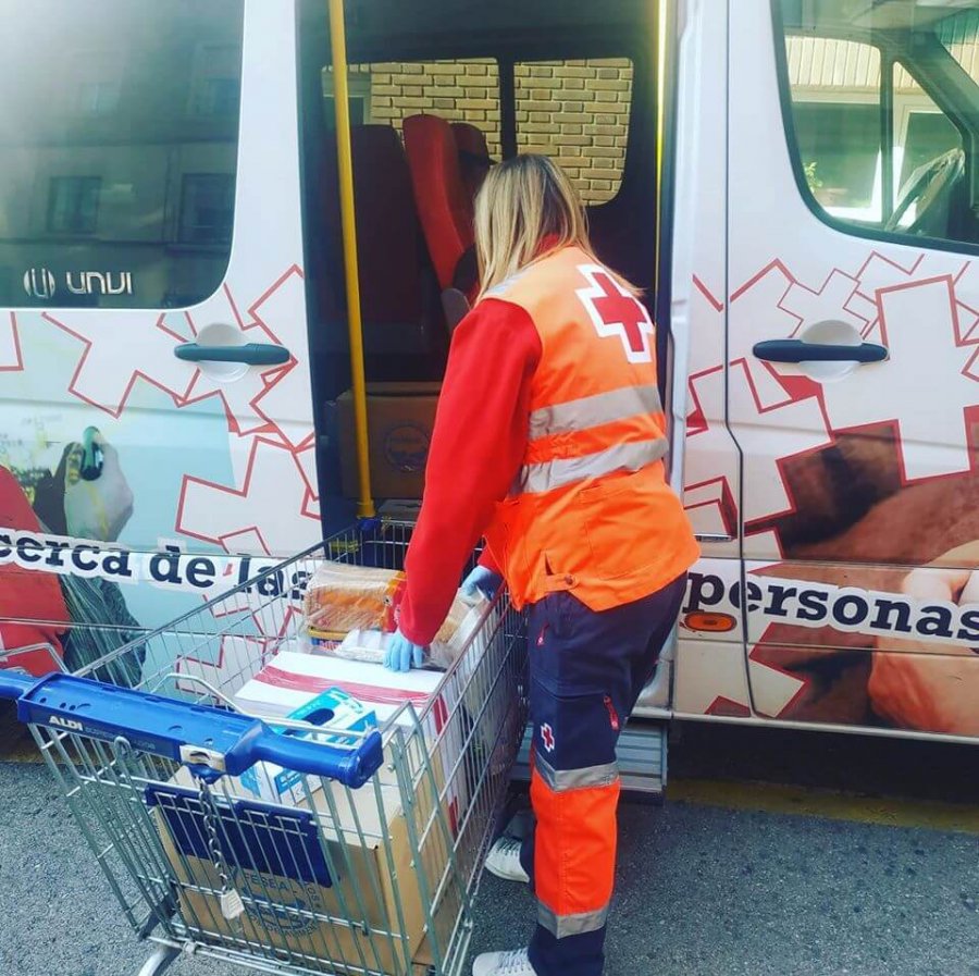 ARNEDO CRUZ ROJA ENTREGA ALIMENTOS COVID 1