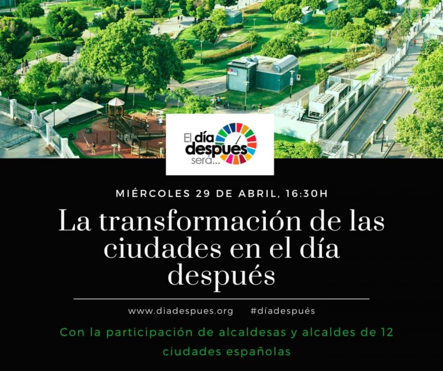 ARNEDO alcalde en videoconfrencia transformación ciudades dia después