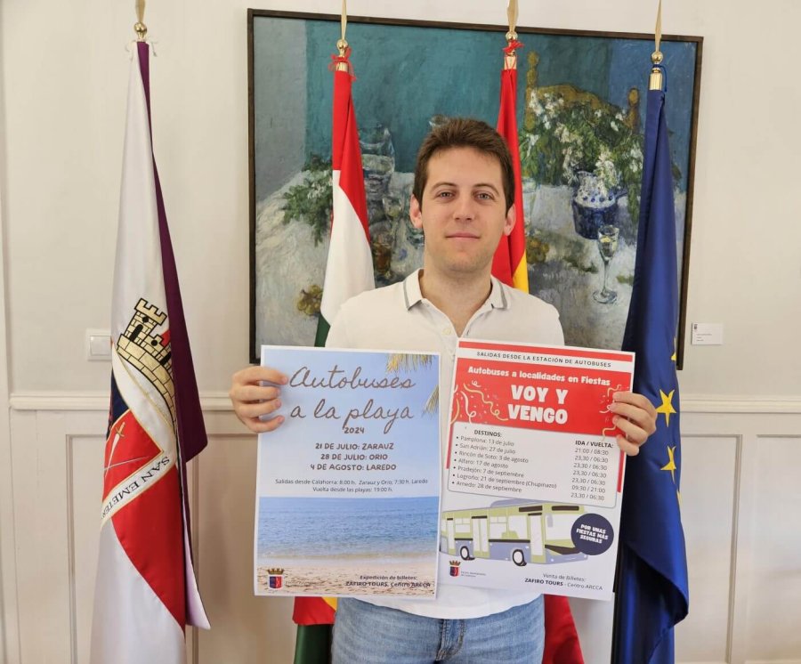 CALAHORRA Bus playa y Bus Voy y vengo rueda 2024