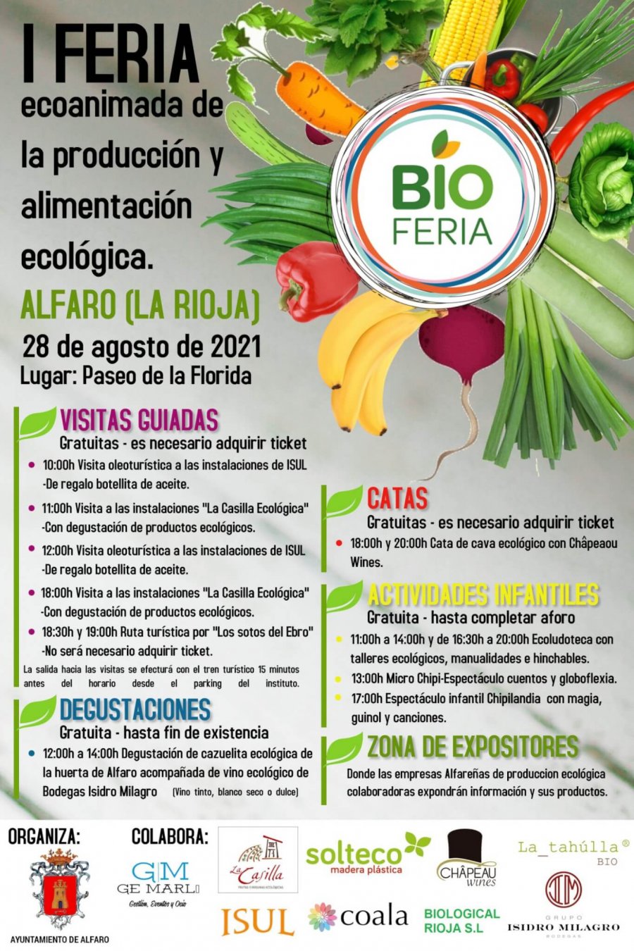 ALFARO feria ecoanimada cartel