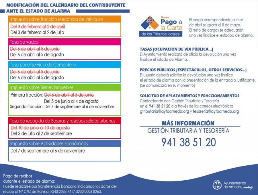 CALENDARIO CONTRIBUYENTE MODIFICADO