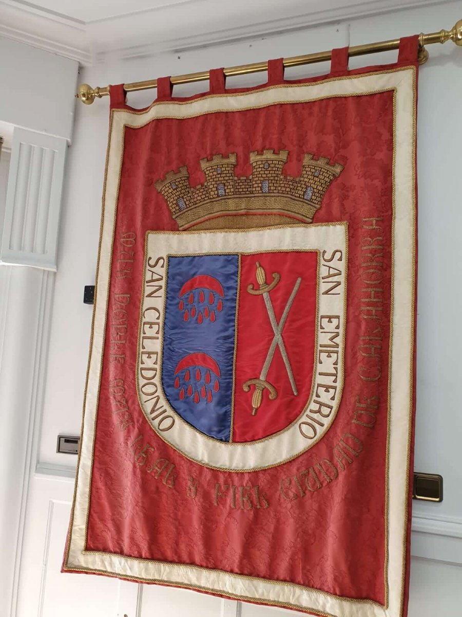 CALAHORRA bandera escudo