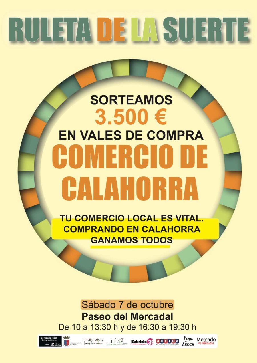 CALAHORRA cartel ruleta comercio octubre 2023