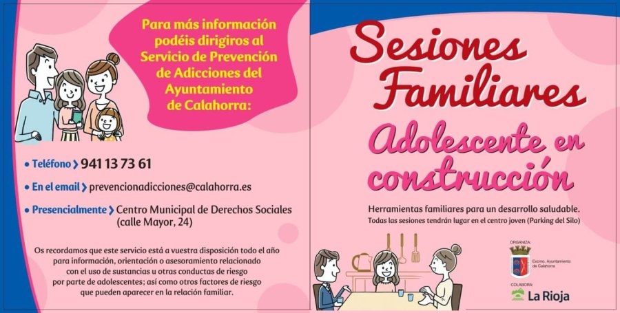 CALAHORRA charlas familias adolescentes