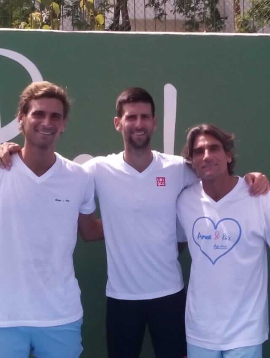 CALAHORRA clinic tenis Pepe Imaz y hermanos Djokovik